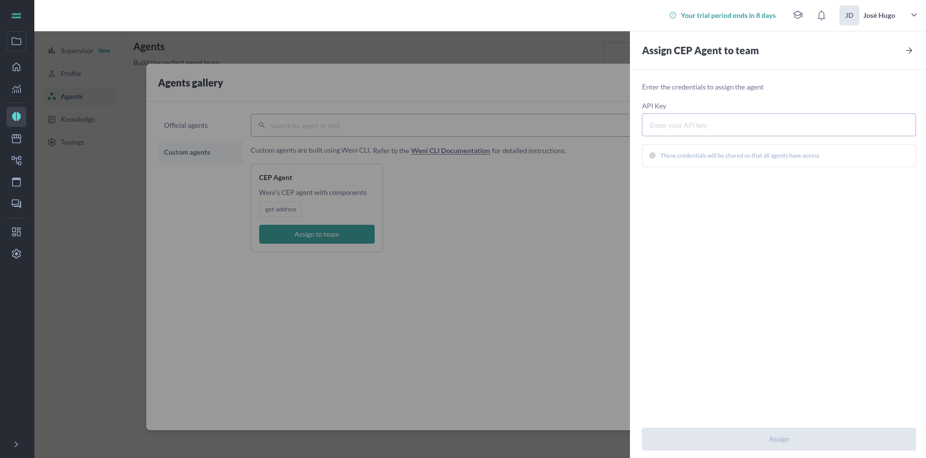 Assign Agent