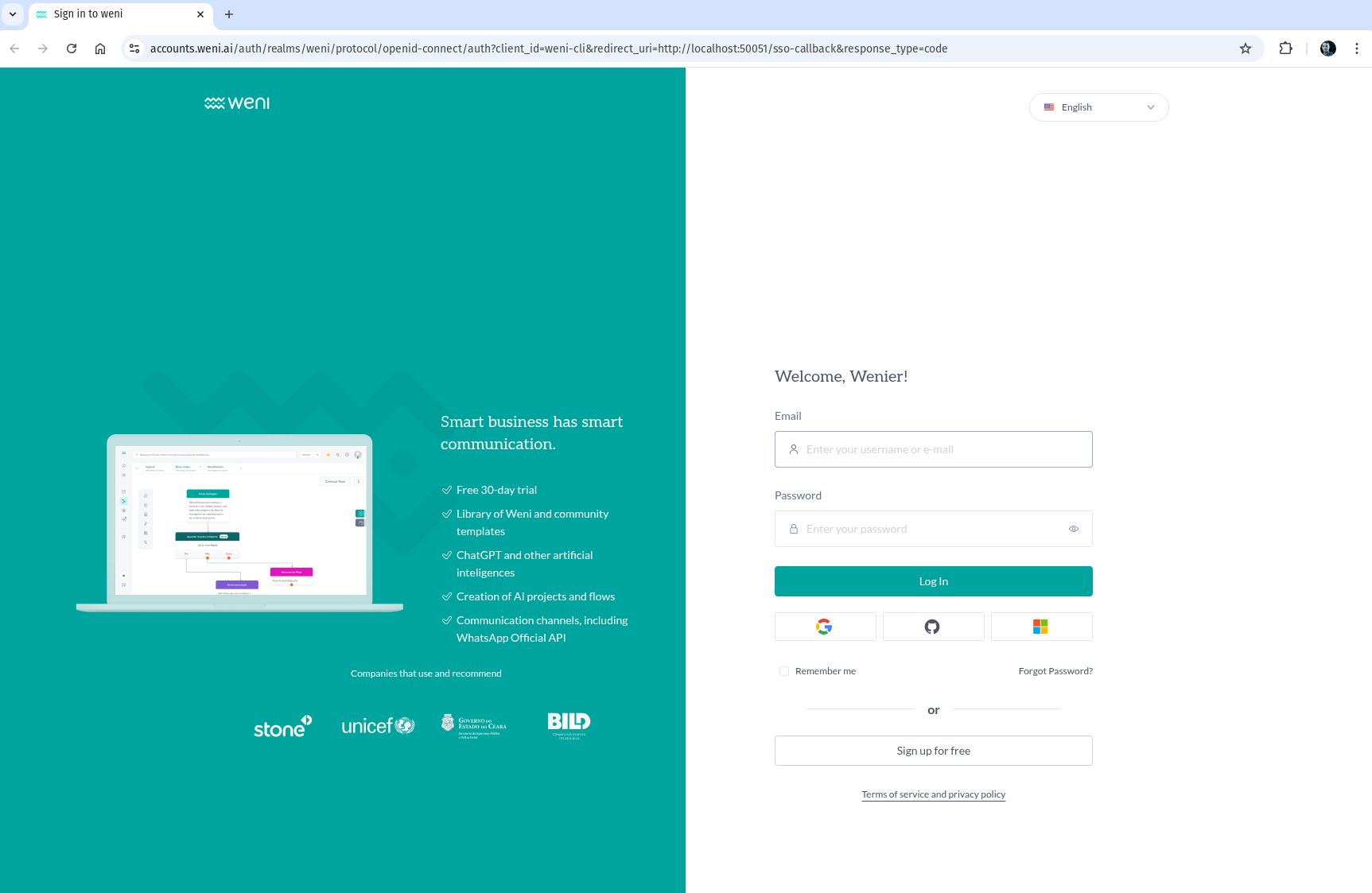 Login Page
